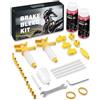 CHUMXINY Kit Spurgo Freni per SHIMANO, TEKTRO, TRP Freni a Disco Idraulici.Kit di Spurgo Freni per Mountain Bike Include Imbuto Trasparente, 120ML di Olio Minerale per Freni.