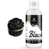DecorRom Coloranti Alimentari Gel - Colorante Alimentare Gel per Cuocere, Torte Decorare, Macaron, Biscotti- Coloranti Alimentari Concentrati Insapore per Glassa, Fondente, Slime e Aerografo (Nero, 100ml)