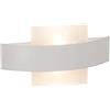 BRILLIANT lampada Solution Applique a LED 26cm quadrato bianco | 2x LED integrato da 3,5 W (COB), (335lm, 3000K) | Scala da A ++ a E | Uscita luce su e giù