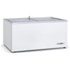 Ristoattrezzature Congelatore a pozzetto 150,4x68x83,2h cm 520 lt -18-22°C con ante in vetro scorrevoli