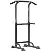 SogesPower Pull Up Power Tower Stazione di immersione Supporti per dips multifunzione per allenamento di forza e fitness a casa, Stazione di allenamento con Altezza Regolabile