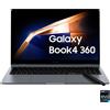 Samsung Galaxy Book4 360 Notebook 2 in 1 da 15.6 Display Super AMOLED Intel Core i5 16 Gb+512 Gb Windows 11 colore Grigio - NP750QGKK