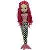 Sweety Toys 13333 - Bambola di peluche a forma di sirena, 45 cm, rosa