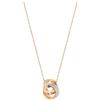 Swarovski COLLANA PENDENTE FURTHER PAVÉ CERCHI INTRECCIATI DONNA SWAROVSKI