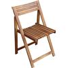 MIlani Home BEER - sedia da giardino pieghevole in legno
