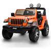 PLAYKIN Jeep wrangler rubicon Auto a batteria 12V per bambini, licenza ufficiale, telecomando, luci e suoni.