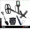 Quest Metal Detector Quest X5 + Pinpointer, Pala Draper, Marsupio Empotec