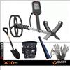 Quest Metal Detector Quest X10 Pro / OMAGGIO Pinpointer, Pala Draper, Marsupio, Guanti Empotec