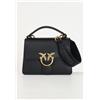 PINKO Borse Donna Nero TRACOLLA Borsa a tracolla nera da donna Love One Top Hand