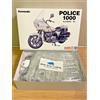 Aoshima The Bike Series n. 59 Police 1000 Kawasaki KZ1000C kit modellino scal...