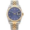 Rolex - Orologio Datejust 36mm Pre-owned 1987 - unisex - acciaio inossidabile/oro - Taglia unica - Blu