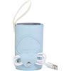 GOTOTOP Riscaldatore scaldabiberon USB, borsa scaldabiberon portatile per latte Borsa riscaldante USB con termostato per casa da viaggio all'aperto(Blu)