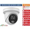 HIKVISION TELECAMERA DOME NETWORK 4MP 2.8MM COLORVU ACUSENSE SLOT SD AUDIO IP67.