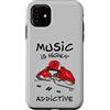 Keep It Old School Throwback Music Lover Custodia per iPhone 11 Hiphop Amante della Musica, Musicista DJ, Techno Metal Rock Pop Canzoni