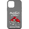 Keep It Old School Throwback Music Lover Custodia per iPhone 12 mini Techno Metal Rock Canzoni Pop, Amante della Musica Hiphop, Musicista DJ