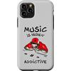 Keep It Old School Throwback Music Lover Custodia per iPhone 11 Pro Hiphop Amante della Musica, Musicista DJ, Techno Metal Rock Pop Canzoni