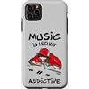 Keep It Old School Throwback Music Lover Custodia per iPhone 11 Pro Max Hiphop Amante della Musica, Musicista DJ, Techno Metal Rock Pop Canzoni