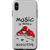 Keep It Old School Throwback Music Lover Custodia per iPhone XS Max Hiphop Amante della Musica, Musicista DJ, Techno Metal Rock Pop Canzoni