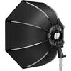 NEEWER Softbox ottagonale da 65cm, con Chiusura Rapida, con Supporto Tipo S, Borsa per il Trasporto, Compatibile con NEEWER TT560 NW880 NW600 NW620 NW700 NW-670 750II e Q3 AD200Pro Flash, SF-RP26