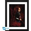 GB EYE Chucky Stampa Incorniciata "Wanna Play" (30 x 40cm) GB Eye