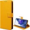 SHIEID Cover per Xiaomi Poco X6 Pro 5G Chiusura magnetica, Xiaomi Poco X6 Pro 5G Custodia in pelle per portafoglio,con funzione di staffa, Flip Cover Wallet for Xiaomi Poco X6 Pro 5G(Giallo)