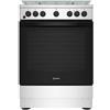 INDESIT IS67G4PHWE CUCINA PIANO COTTURA 4 FUOCHI FORNO ELETTRICO CLASSE A