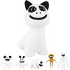 Atuoxing Zoonomaly Peluche, Morbido Gioco Horror Zoo, per Ragazzi Ragazze e Fan, Gatto Sorridente (E)