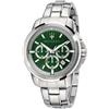 Maserati Orologio Maserati Successo Cronografo uomo R8873621017 Acciaio Verde 45 mm