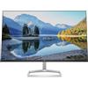 HP M24fe Monitor, Schermo da 23.8 FHD IPS Antiriflesso, Tecnologia AMD FreeSync, Tempo Risposta 5 ms GtG Overdrive, Risoluzione 1920 x 1080, Software HP Display Center, HDMI, Argento