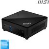 MSI Cubi 5 12M COMPACT PC I3-1215U BLK 0.66L sized PC Nero Intel SoC 4,4 GHz