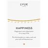 LUUK LIFESTYLE Bracciale con pendente a forma di luna, acciaio inossidabile, regalo per donne, simbolo di amicizia, portafortuna, Natale, compleanno, oro