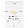 LUUK LIFESTYLE Bracciale dell'amicizia in filigrana con ciondolo a mandala in acciaio inox, stile moderno e semplice, gioielli alla moda, accessorio unico, oro