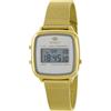 Marea B35363/4 Orologio Donna - Digitale LCD, Argento, Cassa Metallo Dorato, Bracciale Acciaio Dorato, 3 ATM, oro, Moderno