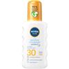 Nivea Sun NIVEA SUN Sensitive Immediate Protect Spray SPF 30 (200 ml), crema solare per pelli sensibili, fattore di protezione solare 30, spray solare resistente all'acqua