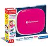 Clementoni - Sapientino, Il Mio Primo Pink, Laptop Giocattolo, Centro attività e Computer Educativo, PC Bambini 4 Anni (Versione in Italiano) - 16403