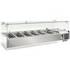 Vetrina refrigerata portacondimenti GN 1/3 - 150x39,5x42,7H.