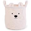 Child Home Cesto Portaoggetti Childhome Teddy Bianco