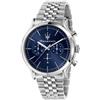 Maserati Orologio Maserati Epoca Cronografo uomo R8873618024 Acciaio Blu 42mm Watch Nuovo