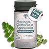 RedMoringa Griffonia 300mg 5 HTP Triptofano Precursore della Serotonina | Formula Forte con Agrimonia Fiore di Bach Vitamina B6 Moringa | Unica in Italia | Integratore Ansia Stress | (180 Capsule)