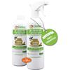 GLOBER No Odor Pet - Elimina Odori e Macchie di Cani e Gatti - Made in Italy Spray 2x500ml 100% Vegetale - Rimuove Urina da Tessuti e Superfici - Attivatore Biologico Igenizzante Animali Domestici