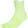 adidas RUNNINGxADIZERO SOCK 1 PAIR PACK, Calze Unisex - Adulto, white/lucid lemon