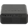 CCYLEZ Mini Proiettore Portatile, Proiettore per Telefoni Cellulari Home Theater Altoparlante Integrato, Videoproiettore per Proiezione dello Schermo(Nero)