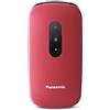 Panasonic Cellulare Panasonic 1core 0.09 TFT 320x240 1.000 mAh Rosso [KX-TU446EXR]