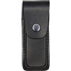 VlaMiTex Fodero per Coltello Tascabile Coltelli Pieghevole Supporto per Multitool Attrenzzi in Pelle Nero (18,5 x 3,5 x 2,2 cm - M23)