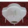 Teknosoluzioni Scatola porta faretto TEKPF03A per muratura e cemento armato, a soffitto o a muro, per faretti foro incasso 50/105 mm. potenza 8 W se Led, 50 W se alogene [Classe di efficienza energetica A]