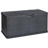 IPAE PROGARDEN SPA Baule da esterno Alpha in polipropilene 349 lt colore antracite