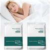 Nanaborn Lenzuola Monouso da Viaggio Set 2 Confezioni Hotel Non Tessuto Lenzuola e Getta Disposable Bed Sheets (220×240 cm)