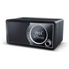 Sharp DR-450 radio Personal Digital Negro, Acero inoxidable