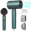 Suprbee Asciugacapelli Ionico, 2400W Asciugacapelli Professionali con 1 Concentratore, e Diffusore 2 Velocità/3 Temperatura, Protezione dal Surriscaldamento, per Salone Parrucchieri Famiglia(Verde)