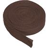 PATIKIL Nastri in Sbieco di Cotone 2cm 9m Nastro Cotone Twill Nastro Rilegatura Fettuccia Spina Pesce per Cucito Regalo Avvolgimento Artigianato Fai Da Te Scuro Marrone
